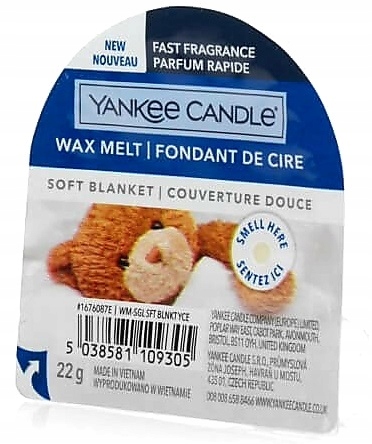 YANKEE CANDLE SOFT BLANKET vonný vosk 22 g