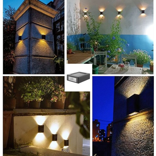 LED SOLÁRNA LAMPA SO SNÍMAČOM DO VONKAJŠEJ ZÁHRADY