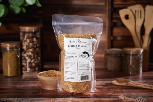 Zlaté ľanové semienko ZDRAVOTNÁ KUCHYŇA 500g Zlaté ľanové semienko