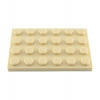 LEGO Tanier 4x6 TAN 1 ks. 3032 4114001 N