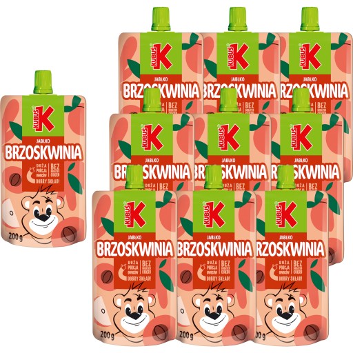 MEDZINÁRODNÁ JABLKO-BROSKYŇOVÁ PĚNA 5x 200 g