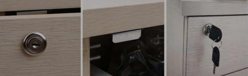 Bezpečnostný zámok na dvere +2 kľúče Strieborný VYP