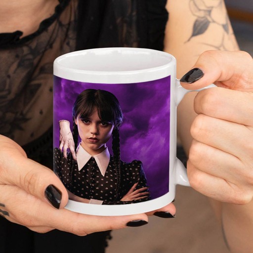STREDA ADDAMS ORTEGA BIELY hrnček KÁVOVÝ ČAJ