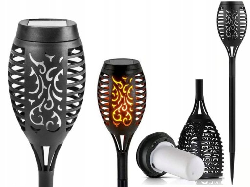 Záhradná lampa SOLAR TORCH flame 1700K M