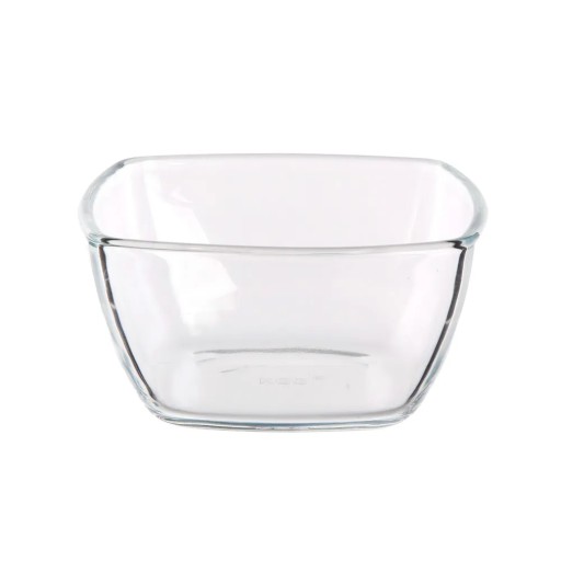 Altom Design štvorcová sklenená miska na občerstvenie, 12 cm, 500 ml