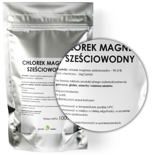 Chlorid horečnatý vločky chloridu horečnatého vločky 1kg