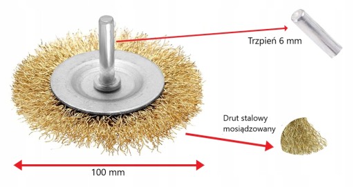 KEFA NA ČISTENIE DRÔTU VRTANIA 100mm
