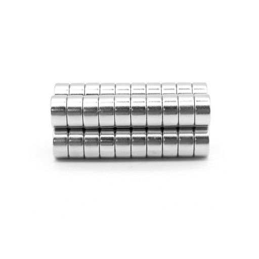 VALEC NEODYMOVÝ MAGNET 10x5 mm SILNÝ, okrúhly, kotúčový, HUNTER - 10 KS