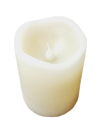 LED sviečka, neparfumovaná lampa s časovačom, fúkačom, časovačom, 6h, 9x7cm sviečka