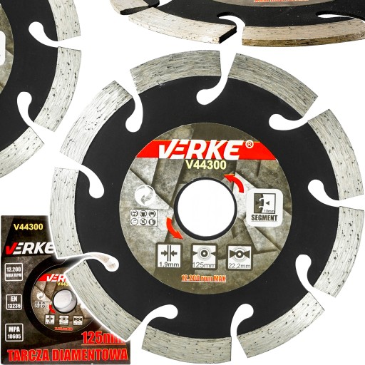 DIAMANTOVÝ KOTÚČ NA REZANIE BETÓNOVEJ KAMENNEJ KOCKY 125x22,2 SUCHÝ MOKRÝ