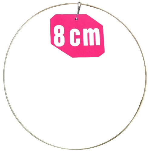 ZLATÝ MATNÝ prsteň/ráfik na lapače snov/makramé 8cm