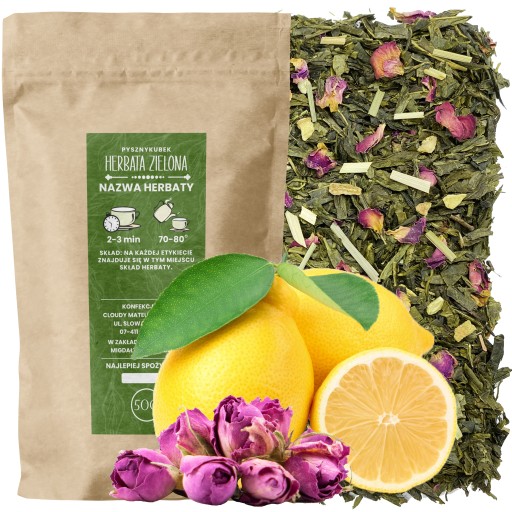 Zelený čaj EARL GREY ROSE AND CITRÓN 50G