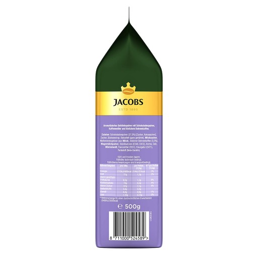 Jacobs Cappuccino Choco čokoláda 500g NEMECKÁ káva čokoláda Milka DE