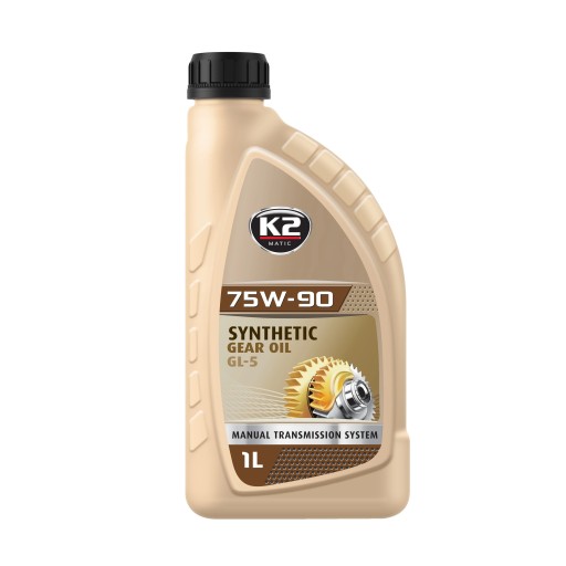 K2 Matic syntetický prevodový olej 75W-90 1L |GL-4 GL-5 MT-1 MANUÁL