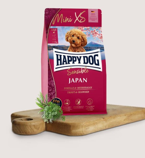 Happy Dog Mini XS Japonský pstruh 300g Malé plemená