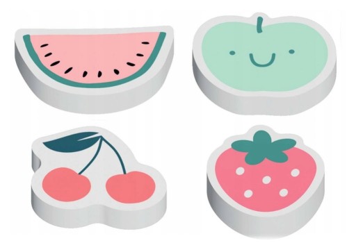 TUTTI FRUTTI ERASER FRUITS INTERPRINT