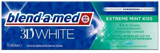 Zubná pasta Blend A Med 3D White Extreme Mint Kiss 75 ml