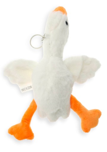 Plyšová kľúčenka maskot hus 18cm 79b