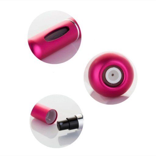 ATOMIZER PARFUME ATOMIZER Fľaštička s dávkovačom parfumov 5 ml čierna