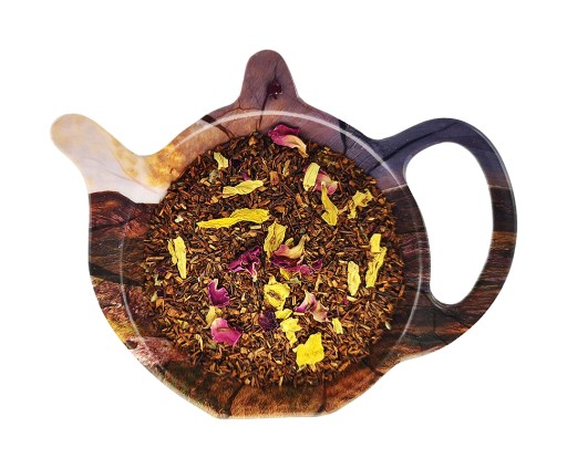 Aspalat jednoduchý ROOIBOS červený čaj RUŽA BLACKBERRY love LEAF - 50g