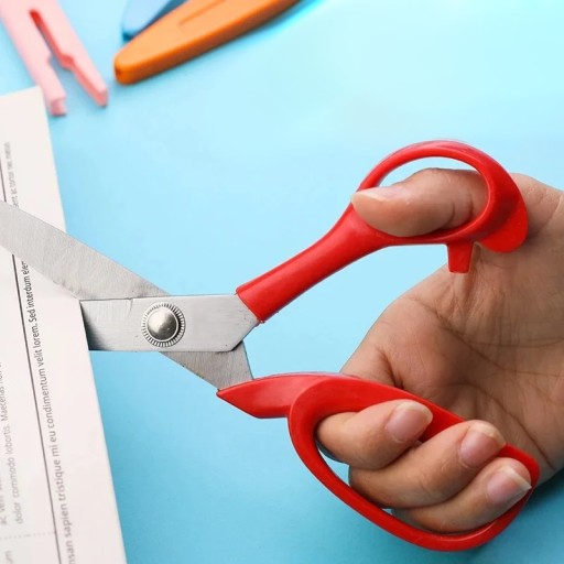 KRAJČÍRSKE NOŽNICE VEĽKÉ OSTRÉ NOŽNICE NA LÁTKY + OBAL 23 cm