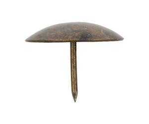 Ozdobný nábytkový čap Hammered Steel Gold ant 30mm