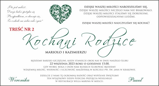 SVADOBNÉ POZVÁNKA s PERSONALIZÁCIOU pre rodičov