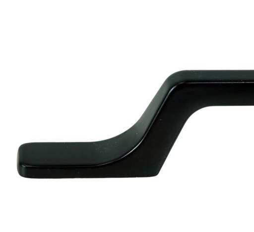 Moderná nábytková úchytka, čierna, rozteč 160 mm