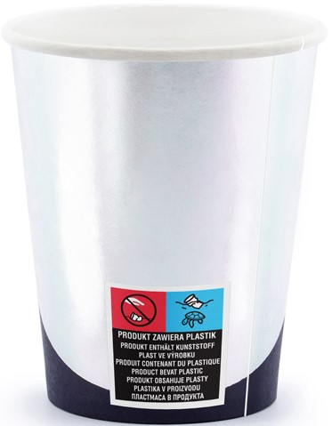 HRNČEKY KOSMOS party SPACE raketové hrnčeky 200ml x6 pre detské narodeniny