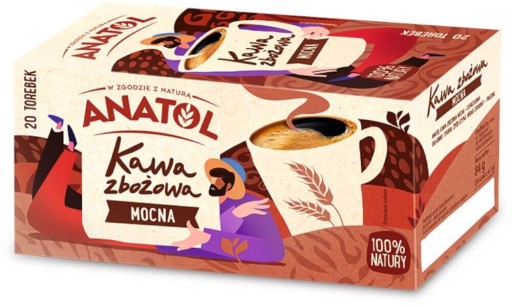 ANATOL SILNOZRNNÁ KÁVA VO VRECKÁCH 84G x 5