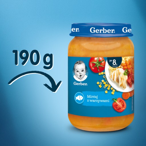 GERBER pollock večera so zeleninou 190g
