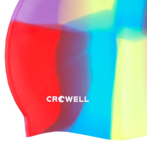 Silikónová plavecká čiapka Crowell Multi Flame