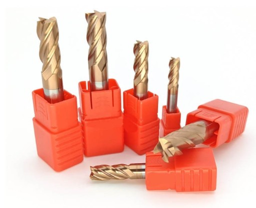 VHM tvrdokovová fréza 4p 4 mm stopka 4 mm TiAlN 55HRC CNC