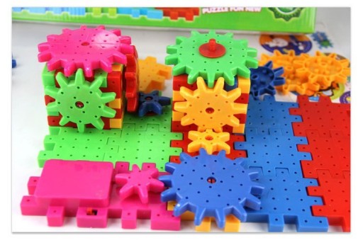 Stavebné bloky, puzzle vzdelávacieho zariadenia