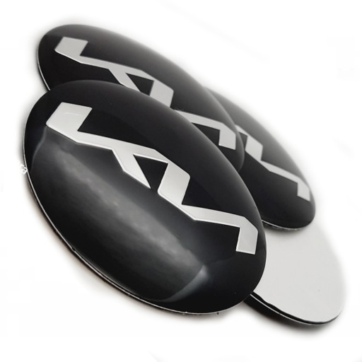 NÁLEPKA ZNAKU LOGO NÁLEPKA KIA 65 mm ČIERNA N