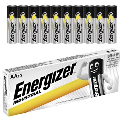 10x VÝKONNÝ ENERGIZER INDUSTRIAL LR6 R6 AA BATÉRIA