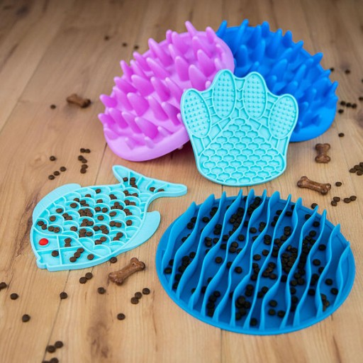 Miska na spomaľovanie jedla HEDGEGO BLUE 22CM