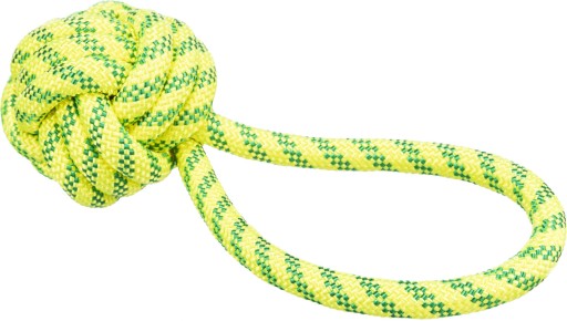 Aqua Toy, loptička s pútkom, pre psov, polyester, 7 × 21 cm, plávajúca