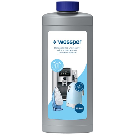 Originálny tekutý odstraňovač vodného kameňa pre kávovar Wessper CleanMax - 500 ml