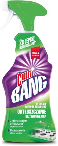 Cillit Bang Grease and Streaks – čistič povrchov – 750 ml