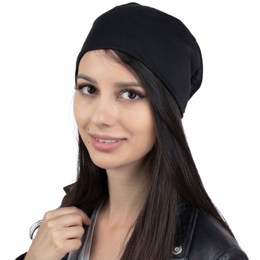 Čiapka BEANIE šmolka oversize dámska MLÁDEŽ jarno-jesenná