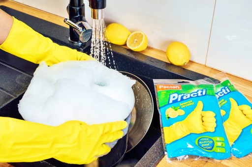 PACLAN RUBBER GLOVES S Citrónová vôňa
