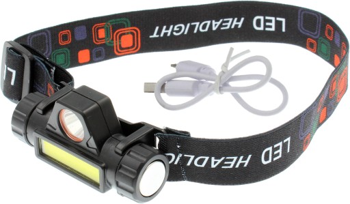 Čelovka s 2 T6 CREE a COB LED zdrojmi