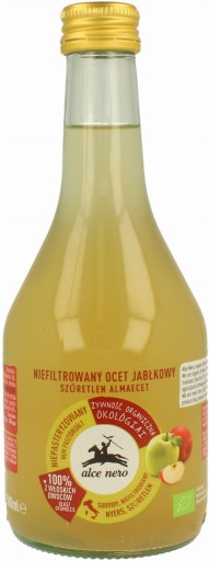 JABLČNÝ OCOT, NEFILTOVANÝ, BIO 500 ML - ALCE NERO