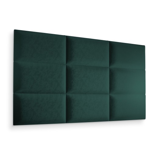 Čalúnené stenové panely 50 cm x 30 cm 3D Velúr