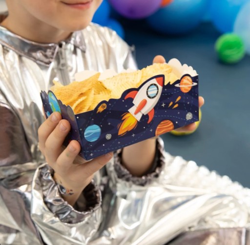 Krabička na chrumky, nachos KOSMOS, 3 ks, narodeniny