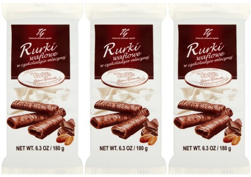 Tago oblátkové rolky v mliečnej čokoláde 180g x2