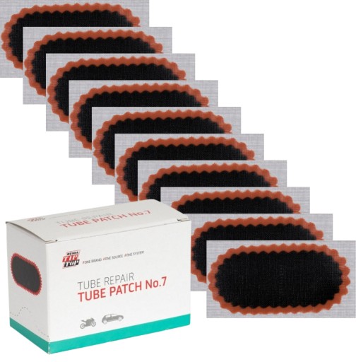 Záplata na duše č 7 74x37mm TIPTOP 10ks