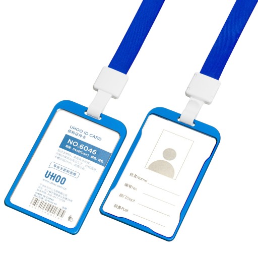 Vertikálne obojstranné puzdro na ID odznak 6046