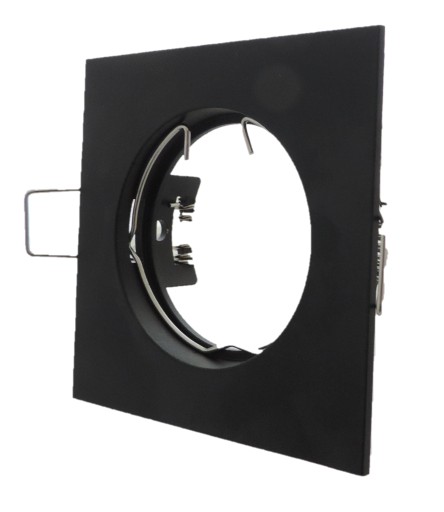 Objímka halogénovej žiarovky MATNÁ ČIERNA + LED 1W